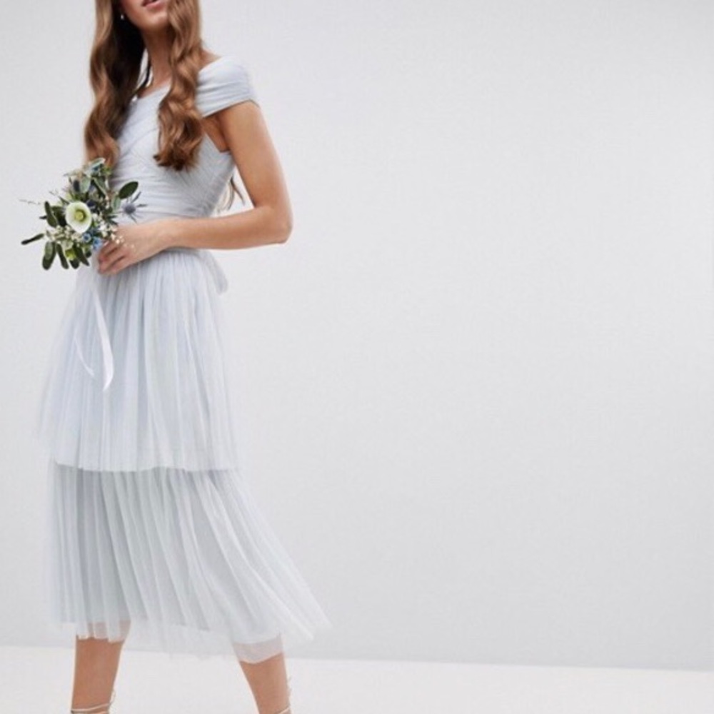 ASOS Layered Bridesmaid Skirt and Bodysuit Set!